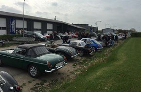 Besøg af MG Car Club | Automekaniker i Rudkøbing | Kontakt os!